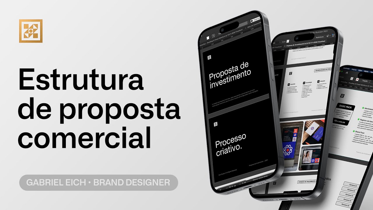 Como criar uma boa PROPOSTA COMERCIAL e cobrar MAIS pelos seus projetos de identidade visual