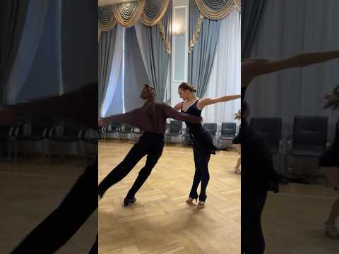 Alexander Sitnikov & Polina Yatsenko Practice in Lokomotiv dance club #dance #ballroomdance #youtube
