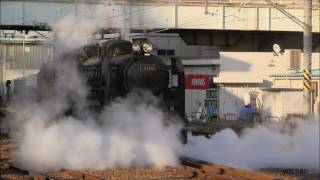 preview picture of video 'Steam Locomotive,shunting.C61 20 蒸気機関車・入換 木更津駅 (SL内房100周年記念号)'
