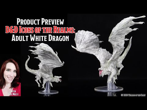Product Preview- D&D Icons of the Realms: Adult White Dragon