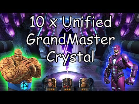 10 x Unified Grandmaster Crystal Opening - [MCOC]
