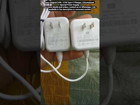 Original Eero 27W USB-C Ultra Fast Charger | For Chromebook, Pixel, OnePlus & Motorola