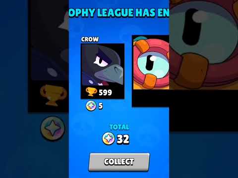 My Trophy Season reward🏆how much did you get❓️ #brawlstars #shots #gaming