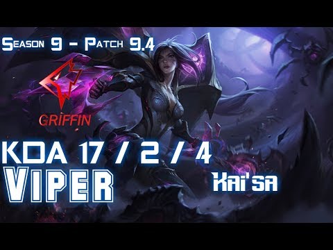 GRF Viper KAI'SA vs VAYNE ADC - Patch 9.4 KR Ranked