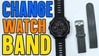 How To Change The Band on a Garmin Watch - Forerunner 245 Strap Replacement from Aliexpress