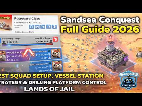 Sandsea Conquest Map Strategy Full Guide 2026 –  Lands of Jail