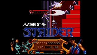 Strider - Atari ST (1989) longplay