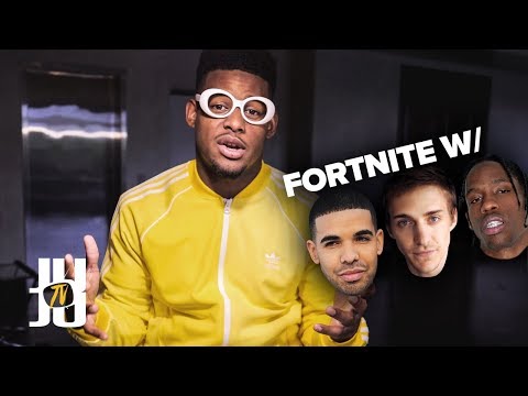 JuJu Reacts to Ninja, Drake, Travis Scott Fortnite Squads Night!