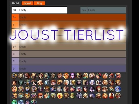 Smite: Ranked Joust 3v3 Tierlist: Season 3