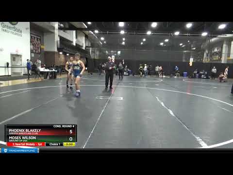 High School Boys 126 Phoenix Blakely Dakota Wrestling Club Vs Moses Wilson Ground Up USA