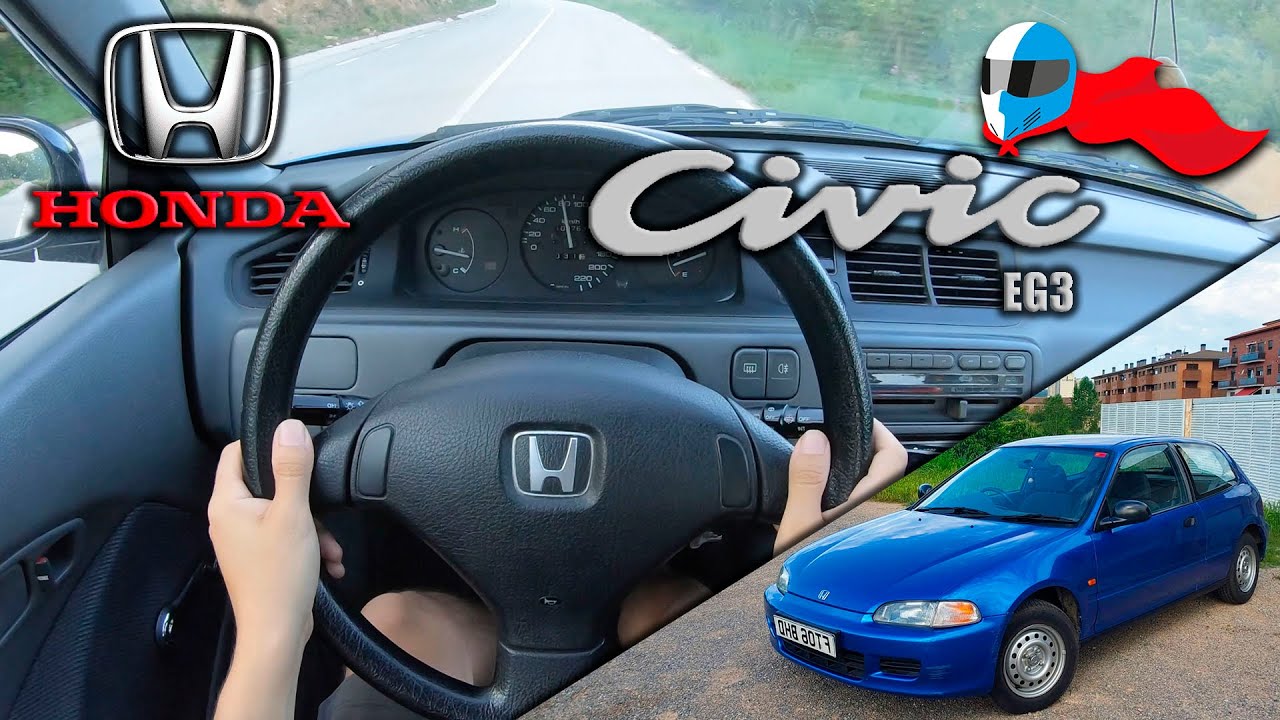 1995 Honda Civic DX EG3 (55kW) POV 4K [Test Drive Hero ...
