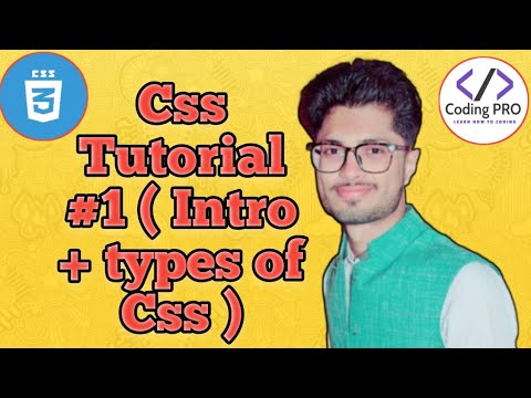 Css Tutorial 1 Intro Inline Internal External Css Web Development