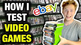 This Is How I Test Video Games That I sell On Ebay