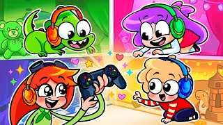 😱 We Found SECRET Rooms Under the Bed! 👑💎 Funny English for Kids
