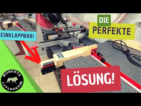 WERKSTATT UMBAU TEIL 6 -  LÄNGENANSCHLAG FÜR DIE KAPPSÄGENSTATION!