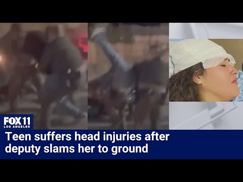 California teen girl slammed to ground by cop