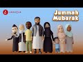 Omar Esa - Jummah Mubarak Nasheed | 3D Islamic Cartoon