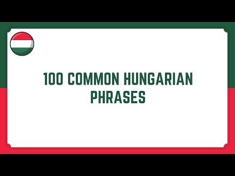 Learn 100 Hungarian Phrases for Absolute Beginners || 1