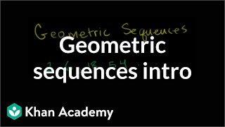 Geometric Sequences (Introduction)