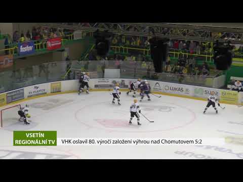 VSETÍN: VHK oslavil 80. výročí založení výhrou nad Chomutovem 5:2