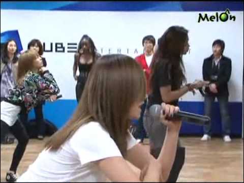 [CLIP] 100000 4minute & Amerie - Rehearsal