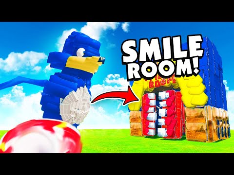 OVERPOWERED SONIC Destroying the Unstoppable SMILE ROOM? - Animal Revolt Battle Simulator