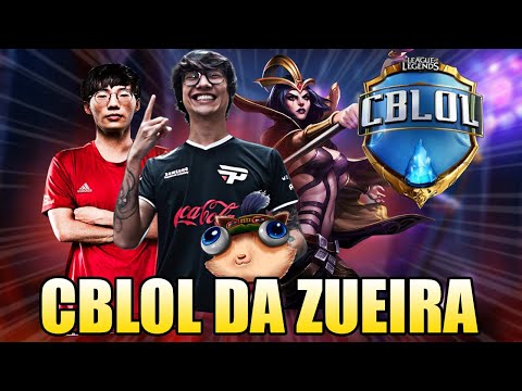 FLANCO DO TIN E COREANO CONTAMINADO - CBLOL DA ZUEIRA