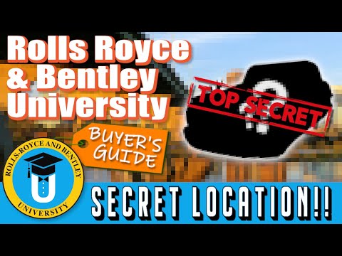 Rolls Royce and Bentley University - Secret Location!!