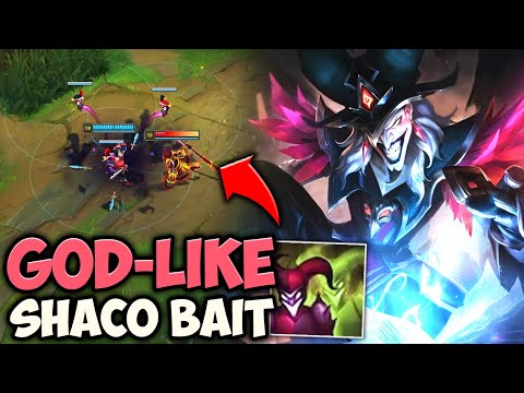 PINK WARD TERRORIZES DIAMOND PLAYERS WITH SHACO TOP!! - Hilarious Shaco Baits