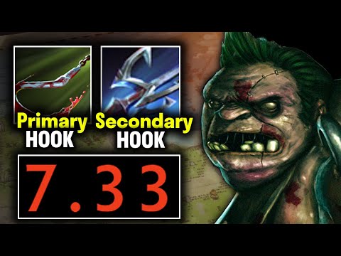 We have something to talk now! PUDGE HAS 2 HOOKS in 7.33!!