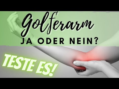 Golferarm - ja oder nein? Einfache Tests. (Golferellenbogen / Epicondylitis humeri ulnaris)
