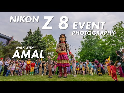 Photographing a 12-foot puppet with the Nikon Z 8: Walk With Amal at Luminato Festival
