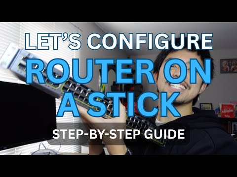 How to Configure Router on a Stick in 10 MINUTES | CCNA Basics