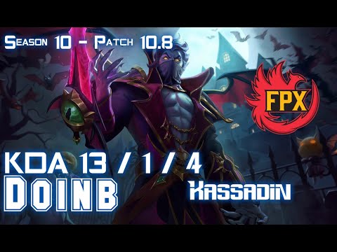FPX Doinb KASSADIN vs SYLAS Mid - Patch 10.8 KR Ranked