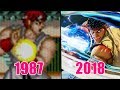 Evolution of Ryu's Hadouken (1987-2018)