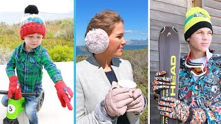 [INTERNATIONAL GIVEAWAY] HOW TO KEEP WARM IN WINTER HACKS ⛄ Family Hats, Scarves & Gloves - ACCSA