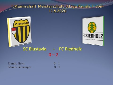 1.Mannschaft Meisterschaft 3.Liga  SC Blustavia - FC Riedholz