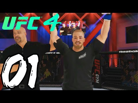 UFC 4 Light Heavyweight Career Mode Walkthrough Part 1 - INSANE KNOCKOUTS!