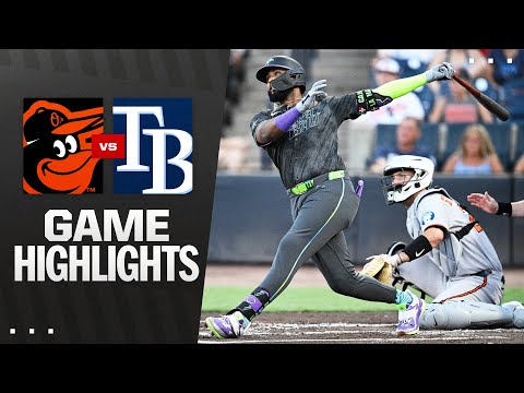 Orioles vs. Rays Game Highlights (7/18/25) | MLB Highlights