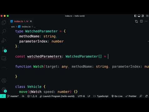 The Ultimate TypeScript Course, Parameter Decorators