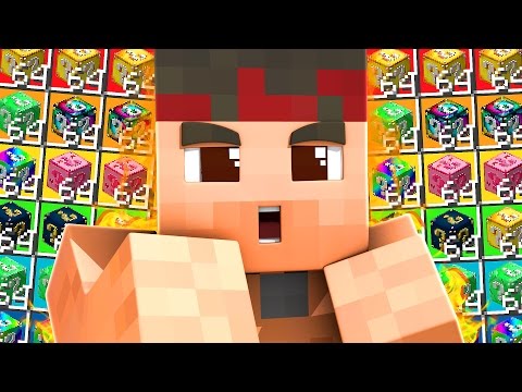 LA MIA PRIMA VITTORIA NELLE BEDWARS CON I LUCKY BLOCK!!