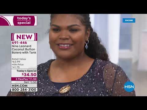 HSN | Nina Leonard Fashions 06.04.2020 - 02 AM