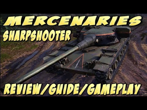 World of Tanks console: Mercenaries Sharpshooter Tier IX  Review/Guide