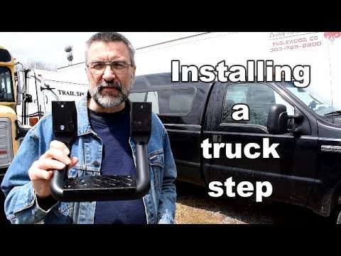 Installing a truck step