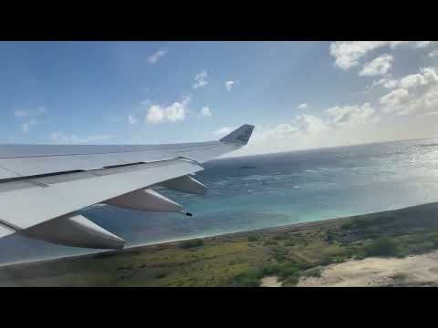 Hawaiian A330 fantastic reef runway departure from Honolulu!