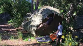 Video thumbnail of Gripe A, 6a. La Roca del Vallès