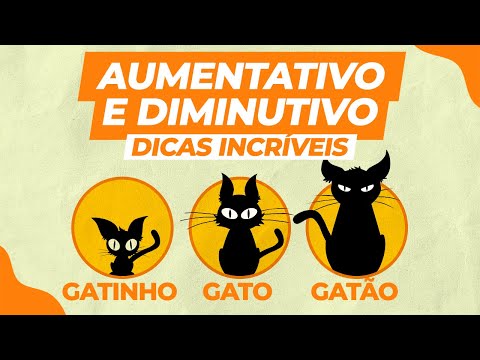 GRAUS DOS SUBSTANTIVOS: AUMENTATIVO E DIMINUTIVO | 2º Ano Língua Portuguesa