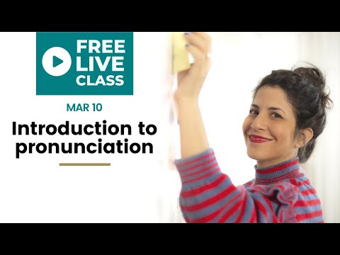 Live English Lesson | Introduction to Pronunciation