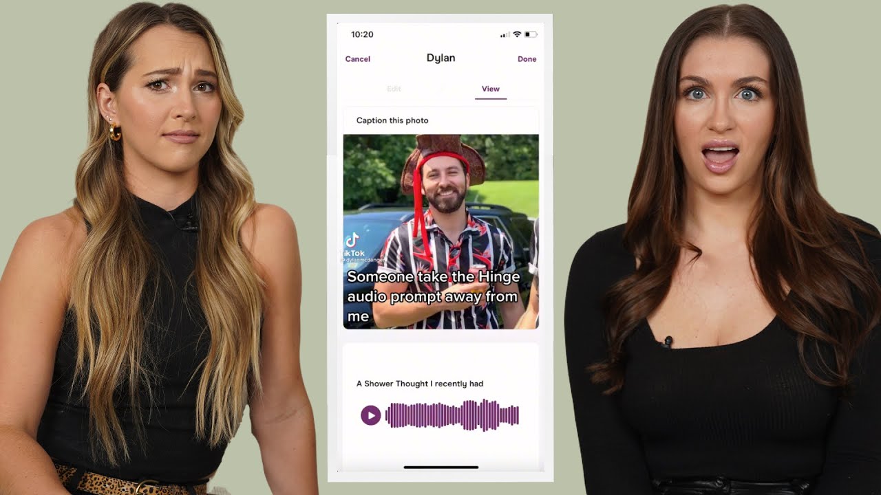 The Worst Dating Profile Mistakes & Voice Prompt Nightmares | Courtney & Hallee React