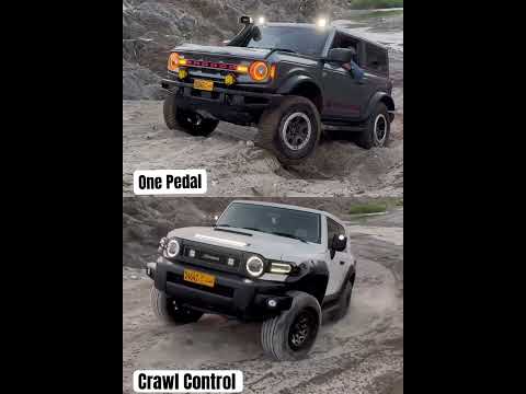 Who did it better, Bronco One Pedal system or FJ Crawl control?